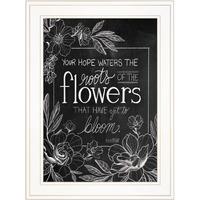 Yet To Bloom 3 White Framed Print Wall Art