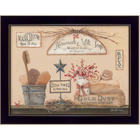 Wash Room Black Framed Print Bathroom Wall Art