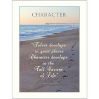 Character 2 White Framed Print Wall Art