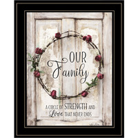 Our Family 2 Black Framed Print Wall Art