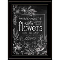 Yet To Bloom 1 Black Framed Print Wall Art