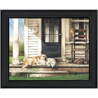 Chase And Molly Black Framed Print Wall Art