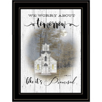 Tomorrow 2 Black Framed Print Wall Art