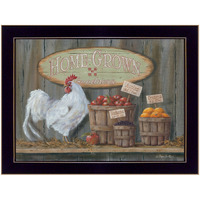 Home Grown 1 Black Framed Print Wall Art