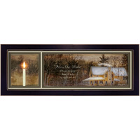 God Bless Our Home 2 Black Framed Print Wall Art