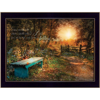 Show Me The Path 2 Black Framed Print Wall Art