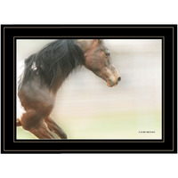 Leap Of Faith 3 Black Framed Print Wall Art