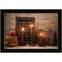 School Nights 1 Black Framed Print Wall Art