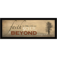 Sepia Tree Black Framed Print Wall Art