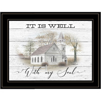 It Is Well 2 Black Framed Print Wall Art