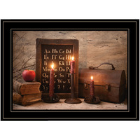 School Nights 3 Black Framed Print Wall Art