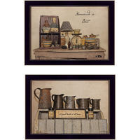 Set Of Two Homemade Is Best 3 Black Framed Print Kitchen Wall Art
