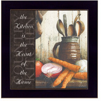 Heart Of The Home 2 Black Framed Print Wall Art