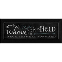 To Have And To Hold 2 Black Framed Print Wall Art