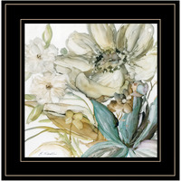 Sea Glass Garden Ii 3 Black Framed Print Wall Art
