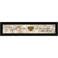 Vintage Kitchen 2 Black Framed Print Wall Art