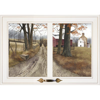 The Road Home 6 White Framed Print Wall Art