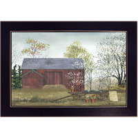 Flower Wagon 1 Black Framed Print Wall Art