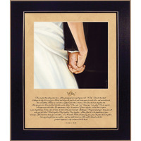 I Do 8 Black Framed Print Wall Art