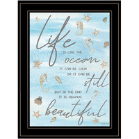 Life Is Like 3 Black Framed Print Wall Art