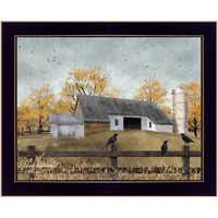A Casual Conversation 1 Black Framed Print Wall Art