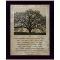 Life Is 10 Black Framed Print Wall Art