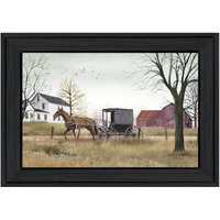 Goin To Market 2 Black Framed Print Wall Art