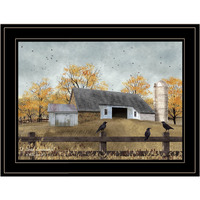 A Casual Conversation 4 Black Framed Print Wall Art