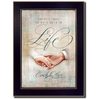 Each Other 1 Black Framed Print Wall Art