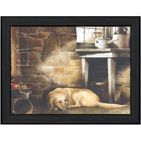 A Quiet Place Black Framed Print Wall Art