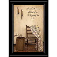 These Three Remain 3 Black Framed Print Wall Art