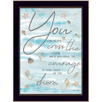 You Can Never 1 Black Framed Print Wall Art