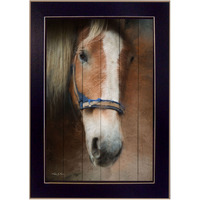 Blaze Black Framed Print Wall Art