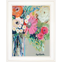 From Mrs. Hazels Garden 1 White Framed Print Wall Art
