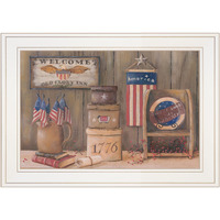 Sweet Land Of Liberty 2 White Framed Print Wall Art