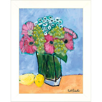 Kitchen Table Series Ii White Framed Print Wall Art
