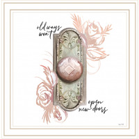 Old Ways In Blush 2 White Framed Print Wall Art
