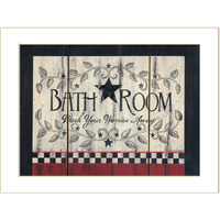 Bathroom 7 White Framed Print Wall Art