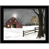 Light In The Stable 7 Black Framed Print Wall Art