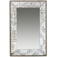 16"" X 24"" Rectangle Vintage Style Wall Mounted Accent Mirror