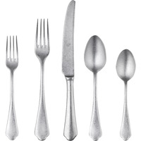 Dolce Vita 5-Piece Flatware Set  Pewter