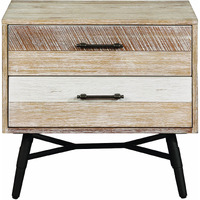Marlow 2-Drawer Nightstand Rough Sawn Multi