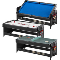Fat Cat Original 3-In-1 7' Pockey Multi-Game Table Blue