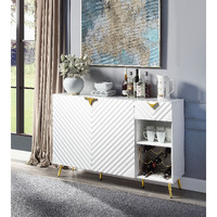 AcME gaines Server, White High gloss Finish DN01260(D0102H7JSBP)