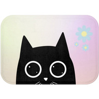 Adorable cat Anime Bath Mat(D0102HgALYW)