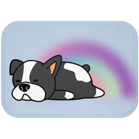 Adorable Sleeping Puppy Bath Mat(D0102HgAL1W)