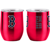 Boston Red Sox Travel Tumbler 16oz Stainless Steel Curved