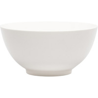White Porcelain Large Round Serve Bowl
