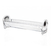 9" Clear Crystal Cracker Tray