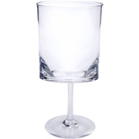 Set of Four Clear Acrylic Stemmed All Purpose Wine Glass